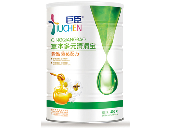 巨臣草本多元清清宝(听装)-蜂蜜菊花配方