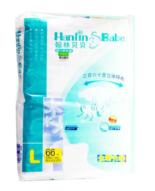 翰林贝贝大包装尿裤L66片