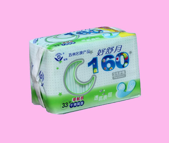 好舒月干爽网面160MM护垫