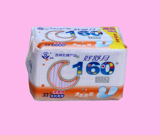 好舒月亲肤柔棉160MM护垫