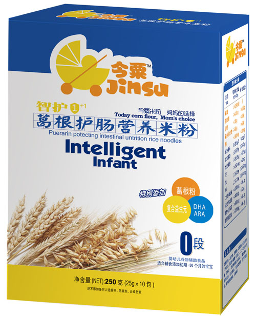 今粟葛根护肠营养米粉0段250g