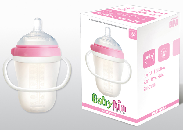 BabyKin�װ���ʵ�з�ɫӤ����ƿ240ML