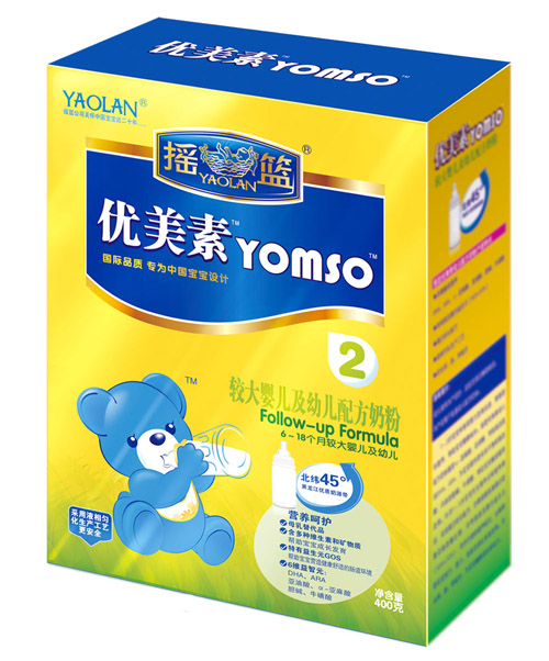 优美素较大婴儿及幼儿配方奶