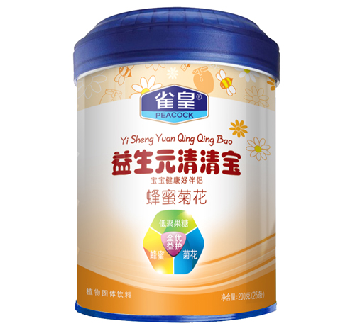 雀皇益生元蜂蜜菊花清清宝200g