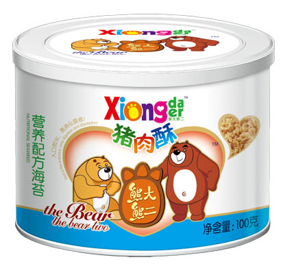 熊大熊二营养配方海苔猪肉酥