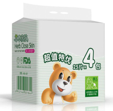 �ᱴ��Ӥ���ֿ�ר��ʪ��25Ƭ4��