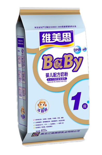 维美思洋娃娃婴儿配方奶粉1段袋装