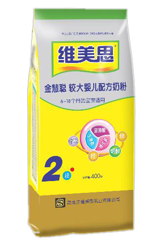 维美思金慧聪较大婴儿配方奶粉2段袋装