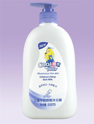 酷比婴儿童牛奶舒眠沐浴露