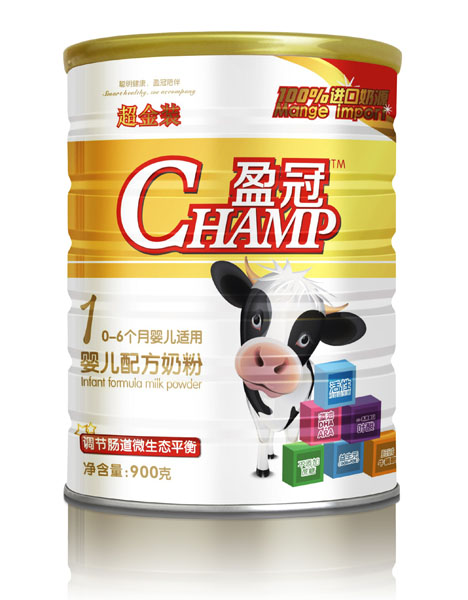 盈冠超金装婴儿配方奶粉1段900g