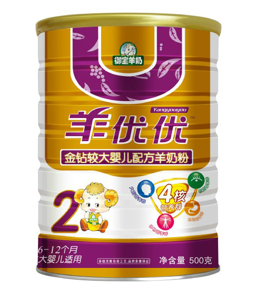 羊优优金钻较大婴儿配方羊奶粉500g
