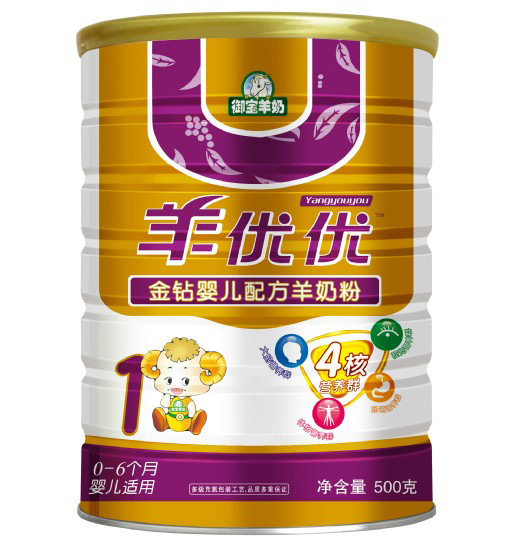 羊优优金钻婴儿配方羊奶粉500g