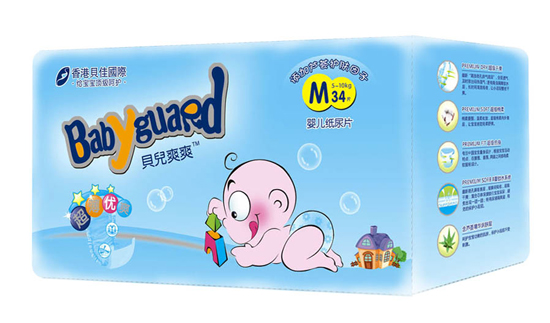 贝儿爽爽超薄优爽尿片M