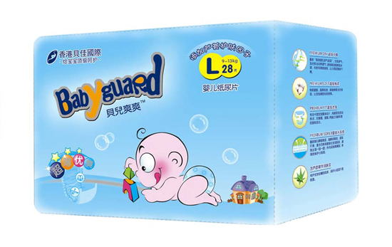 贝儿爽爽超薄优爽尿片L