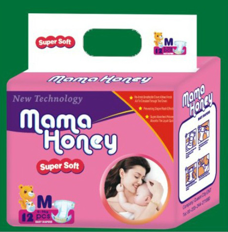 mama honey婴儿纸尿裤12片装