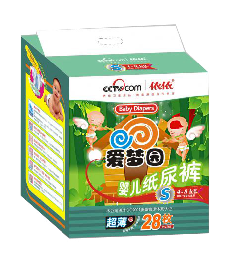 爱梦园超薄型高档婴儿纸尿裤S号