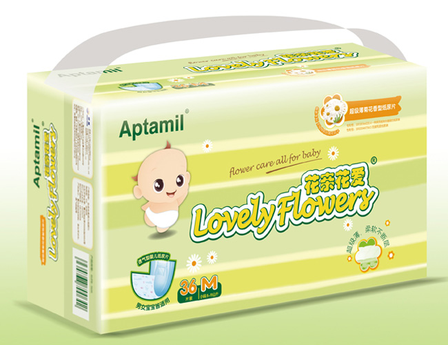 Aptamil婴幼儿菊花纸尿片36片M码