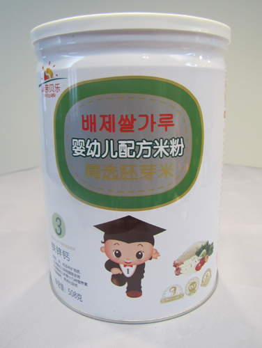 咪亲贝乐铁锌钙罐装米粉3段