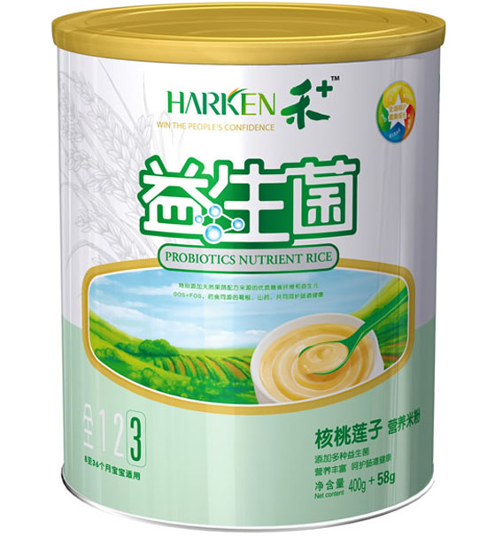 禾+益生菌核桃莲子营养米粉