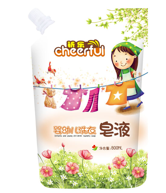 祈乐婴幼儿洗衣皂液袋装
