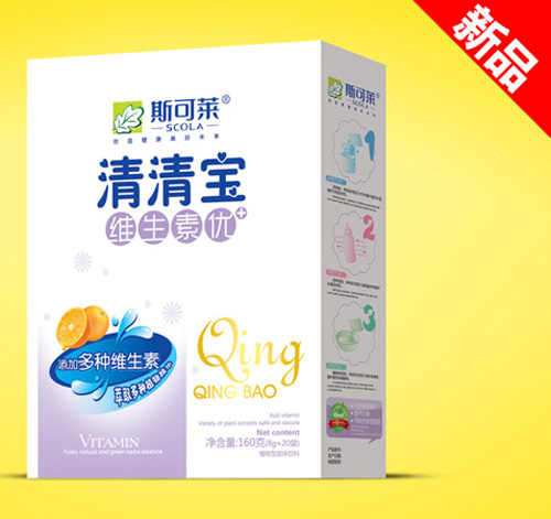 斯可莱维生素优+清清宝盒装