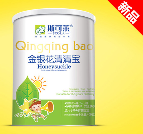 斯可莱金银花清清宝纸听装