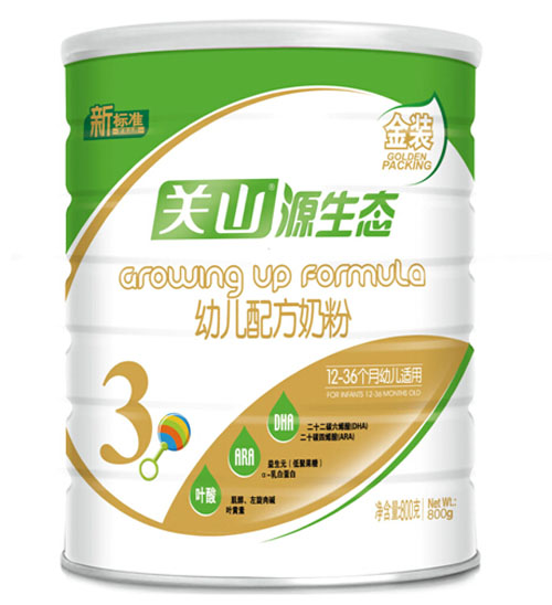 源生态金装幼儿配方奶粉800g
