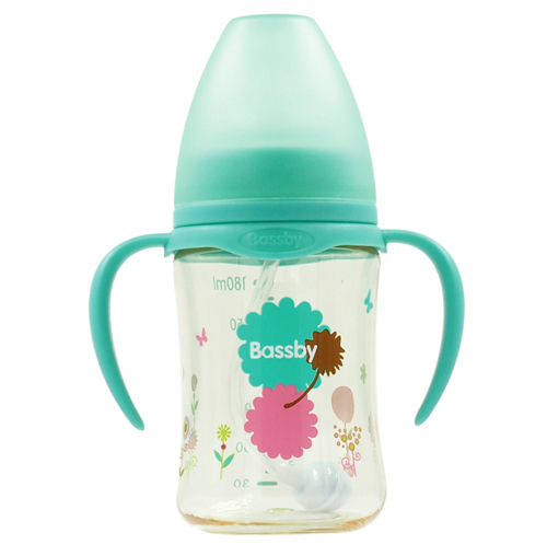 ��˹�ȿ��ڻ���PPSU�Զ���ƿ180ml��ɫ
