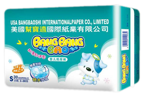 帮帮宝超薄舒适型婴儿纸尿裤S30片
