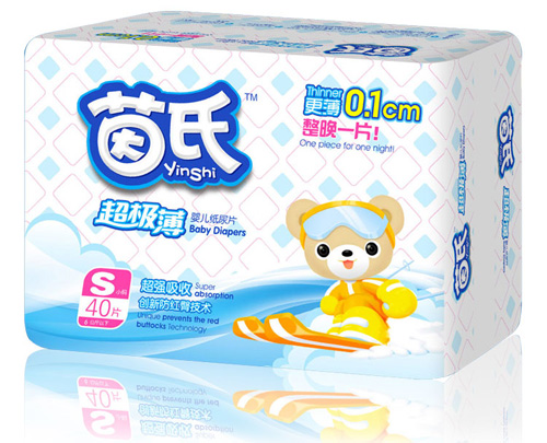 茵氏超薄纸尿片S码