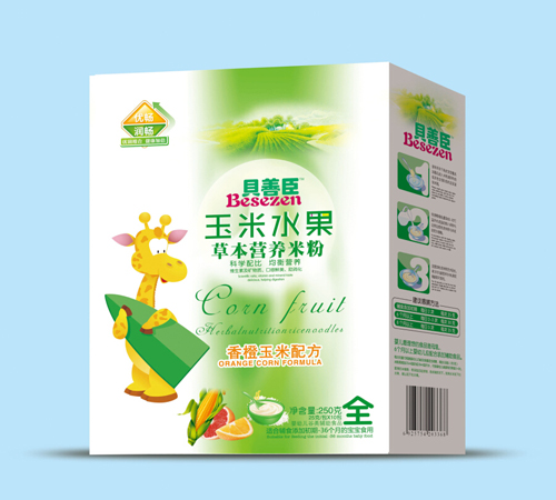 贝善臣香橙玉米配方米粉(盒装)