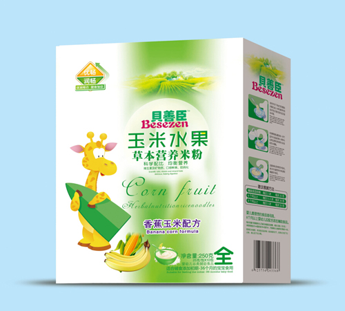 贝善臣香蕉玉米配方米粉(盒装)