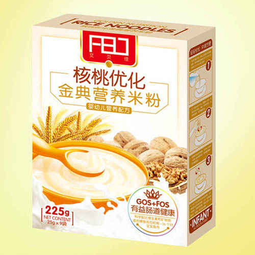艾贝佳核桃优化金典营养米粉