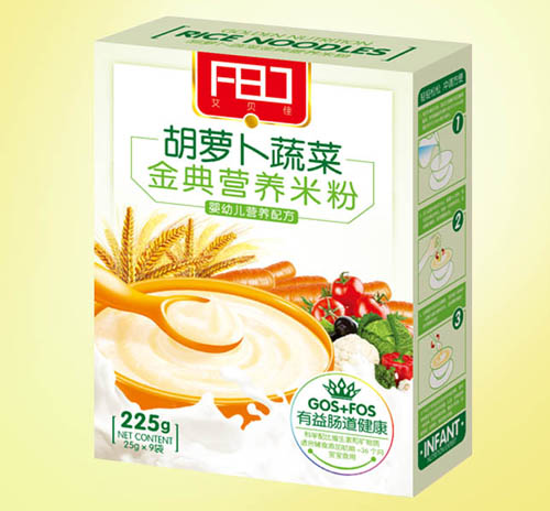 艾贝佳胡萝卜蔬菜金典营养米粉