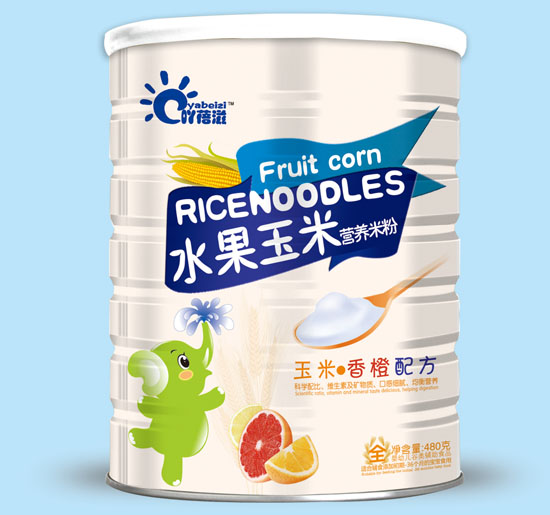 吖蓓滋玉米香橙配方水果玉米米粉