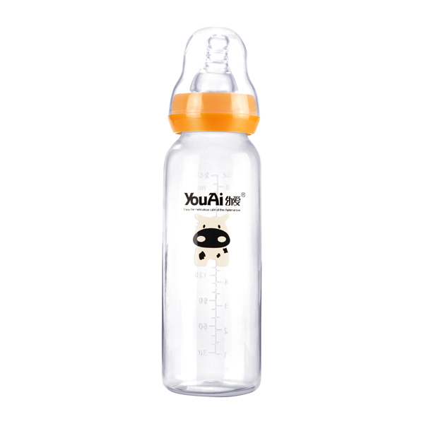 幼爱PP标口直身奶瓶240ml