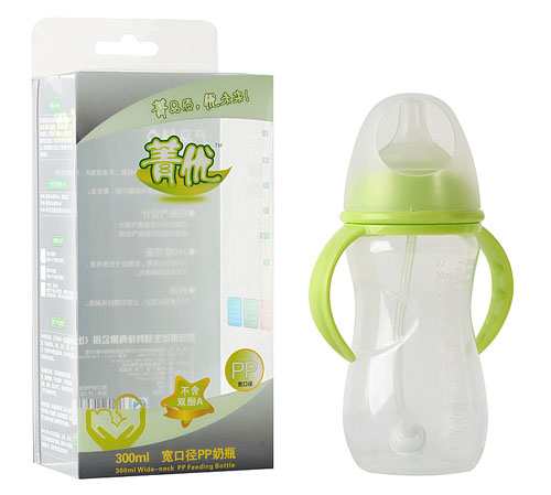 ݼ�ſ��ھ�PP��ƿ300ml��ɫ