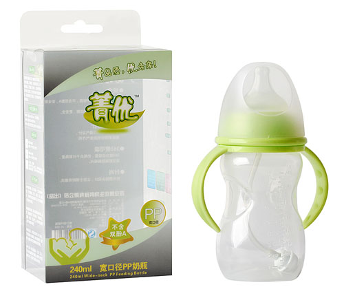 ݼ�ſ��ھ�PP��ƿ240ml��ɫ