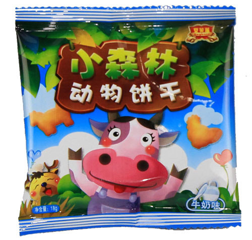 婴贝滋小深林动物饼干牛奶味