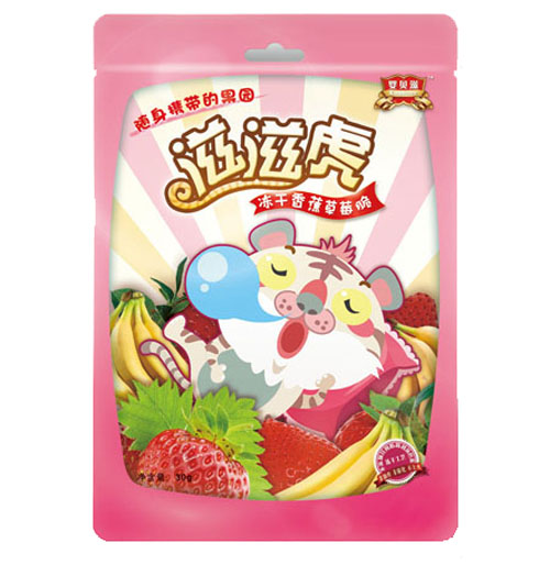 婴贝滋冻干香蕉草莓脆
