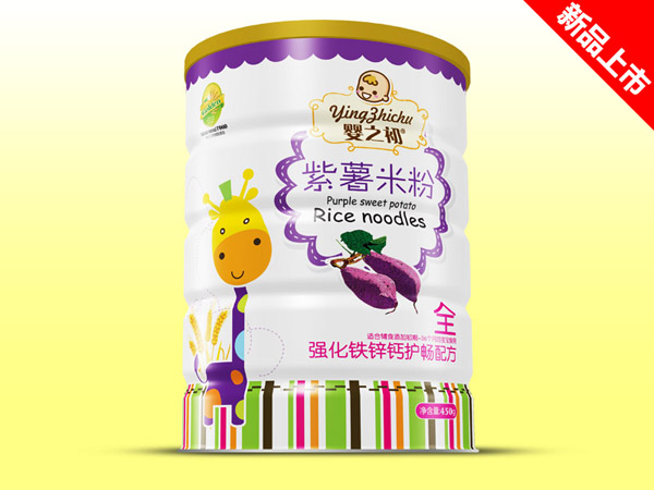婴之初强化铁锌钙护畅紫薯米粉铁听