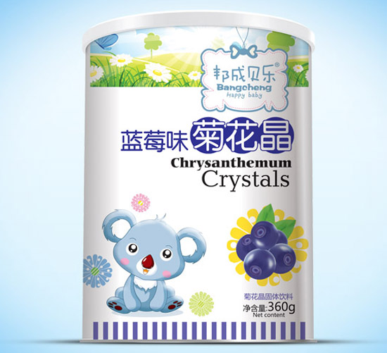 邦成贝乐菊花晶纸听蓝莓味