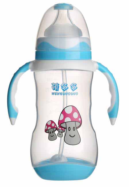 �ȶ��PP����300ml˫ɫ�����ֱ��Զ���ƿ