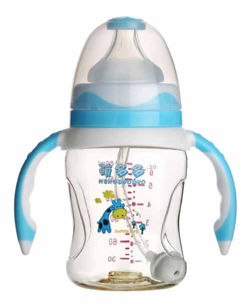 �ȶ��PPSU����180ml˫ɫ�����ֱ��Զ���ƿ