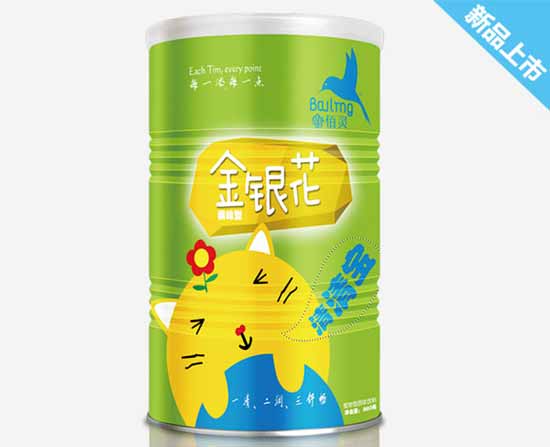 佰灵金银花果味型听装