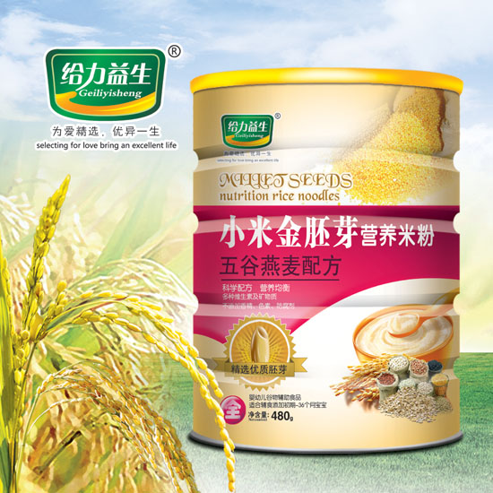 给力益生小米金胚芽米粉(五谷燕麦铁桶)