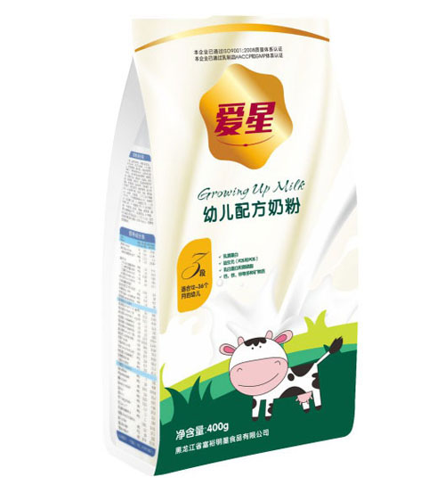 爱星金装幼儿配方奶粉3段400g袋装