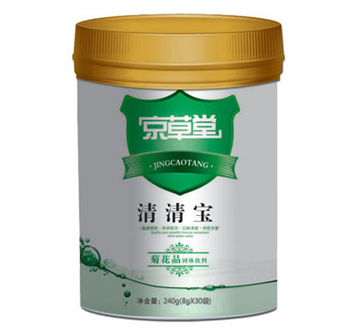 京草堂菊花晶固体饮料清清宝听装