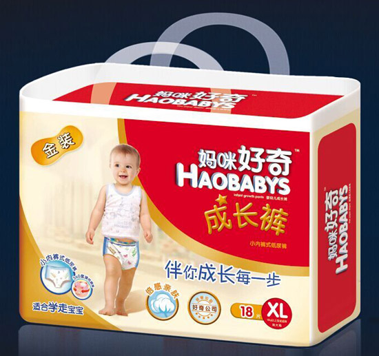 妈咪好奇成长裤XL码18片