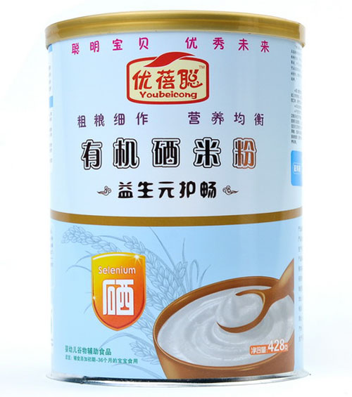 优蓓聪有机硒米粉益生元护畅配方(铁听)